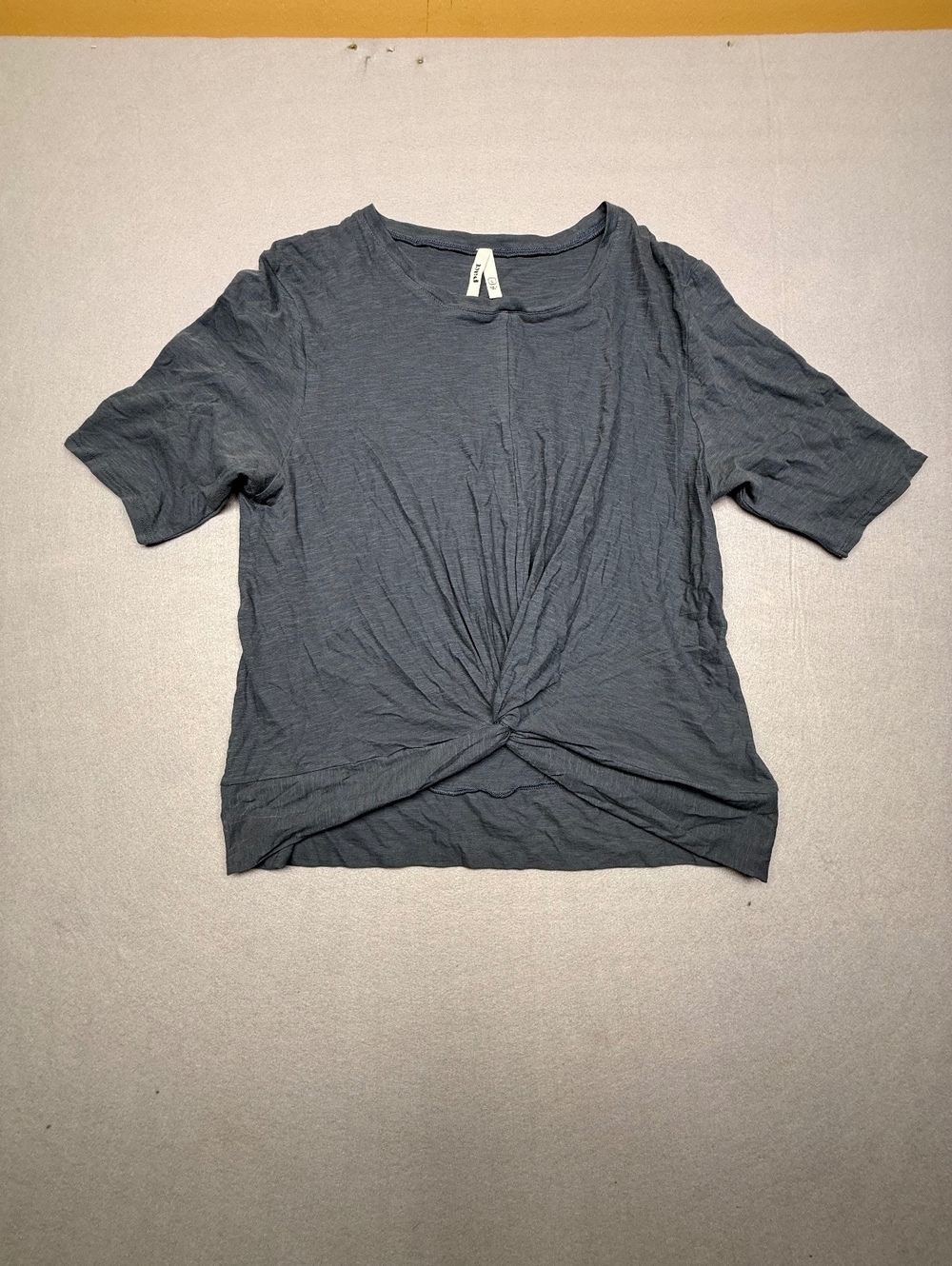 Pact Organic Cotton T-Shirt Women's Large Blue Casual